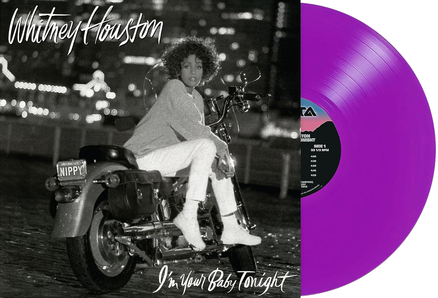 Image of Artwork for Whitney Houston's I'm Your Baby Tonight (Violet Vinyl)